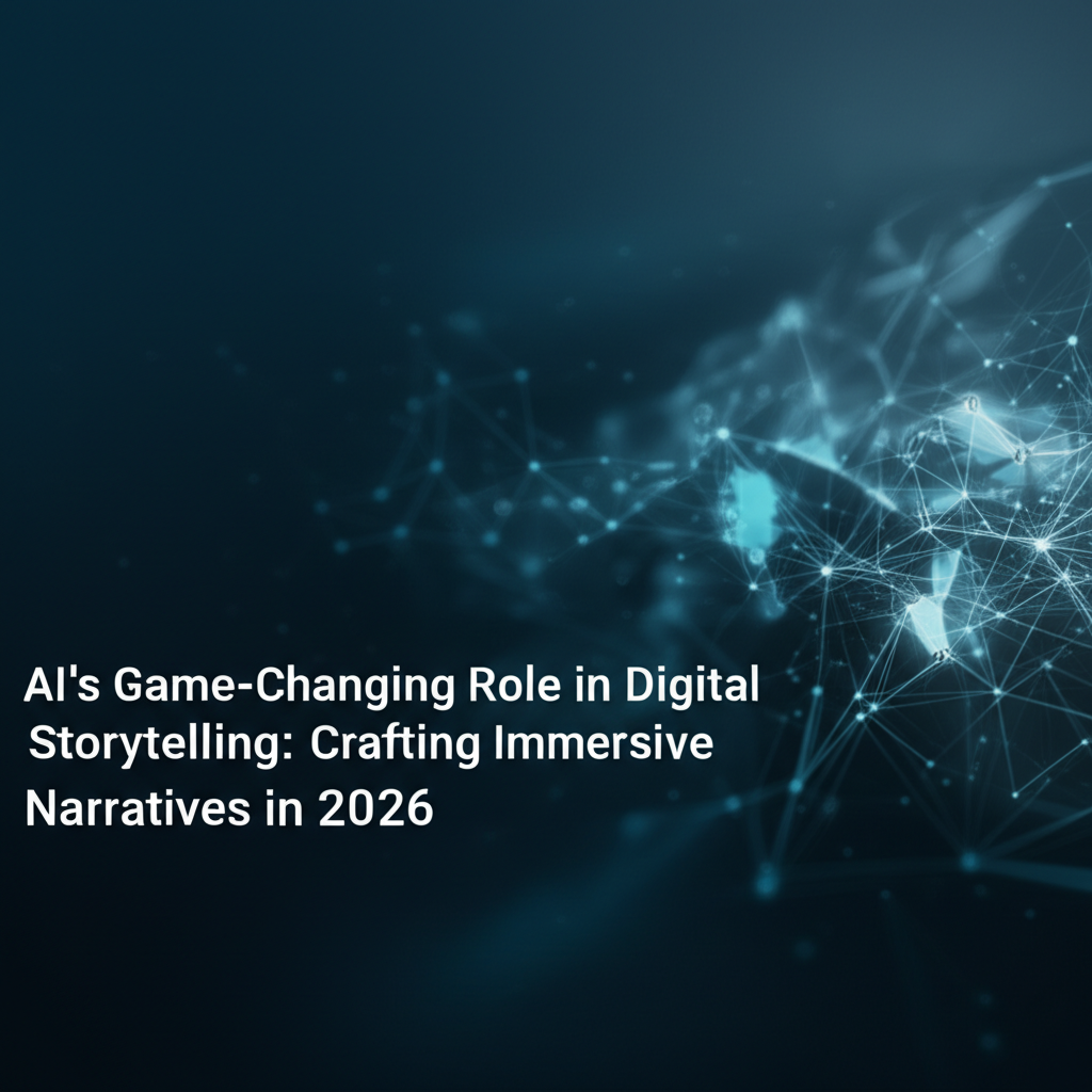 Hero image for article: AI's Game-Changing Role in Digital Storytelling: Crafting Immersive Narratives in 2026