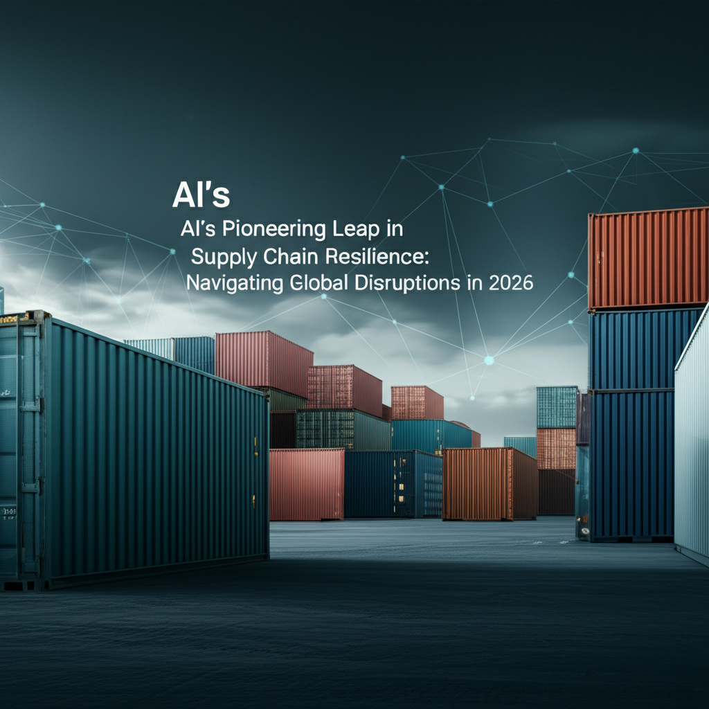 Hero image for article: AI's Pioneering Leap in Supply Chain Resilience: Navigating Global Disruptions in 2026