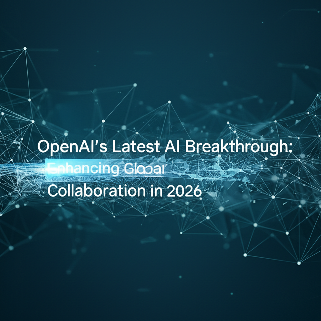 Hero image for article: OpenAI's Latest AI Breakthrough: Enhancing Global Collaboration in 2026