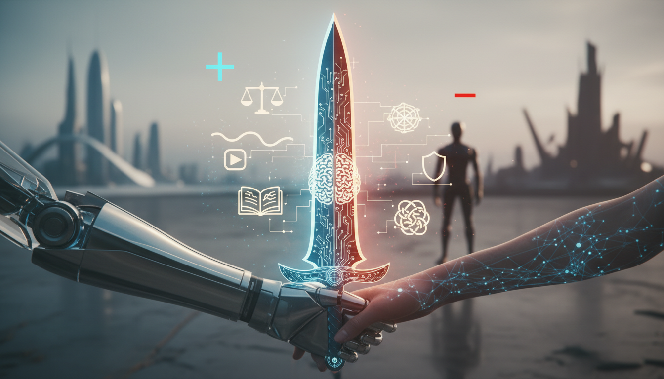 Hero image for: The Double-Edged Sword of Large Language Models: A Balanced Opinion on Their Role in AI Ethics