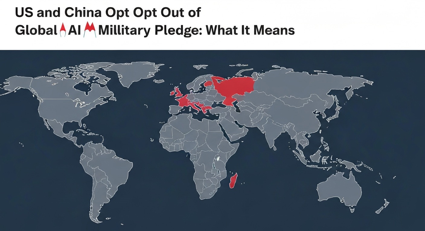 Hero image for article: US and China Opt Out of Global AI Military Pledge: What It Means
